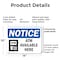Signmission ATM Available Here, 14 in W x Rectangle, Plastic OS-2PACK-NS-P-1014-L-15252 - alternate 2